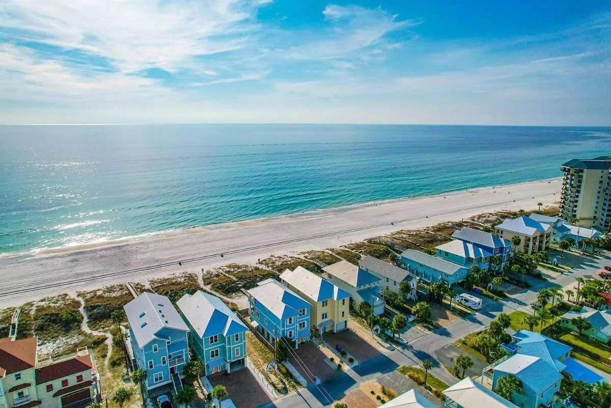 Blue Heaven On The Beach Gulf Front Sleeps 20 6 Bedroom Heated Private Pool Panama City Beach